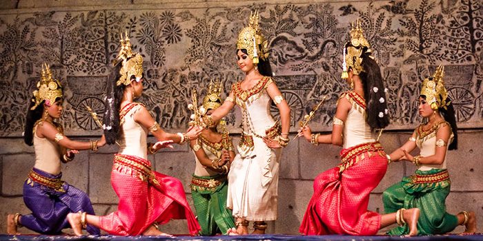 Khmer traditional Apsara dance Cambodia
